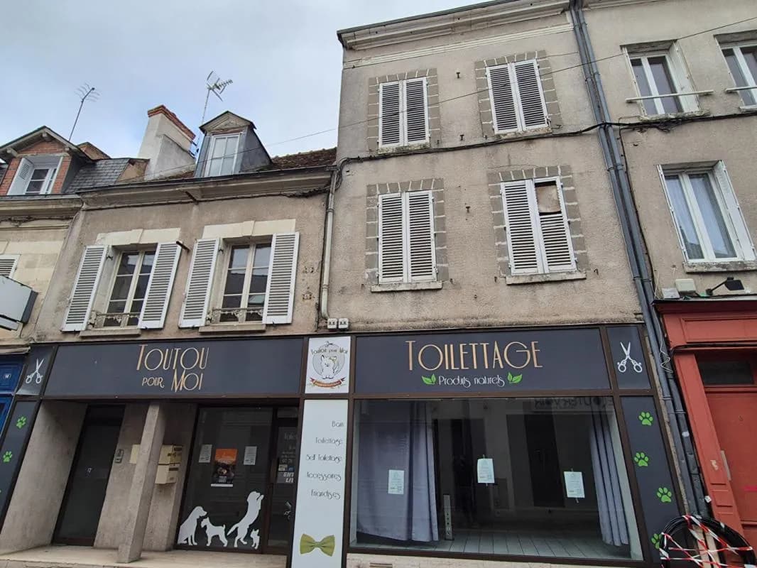 Ensemble immobilier 250 m² - Local commercial et deux logements - Hyper centre de Romorantin - Photo 1