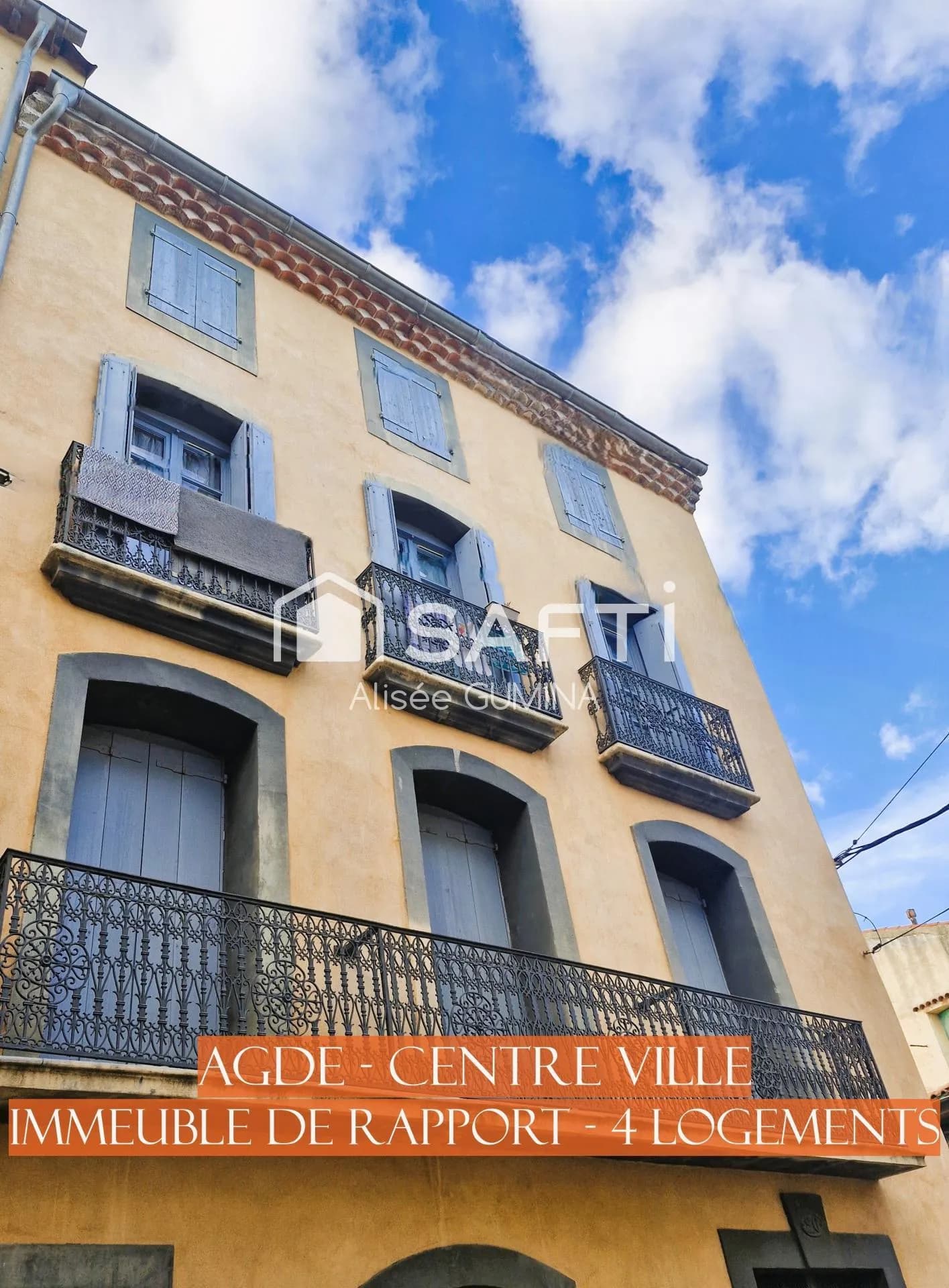 Immeuble de 4 Appartements - Agde, Coeur de ville - Photo 1