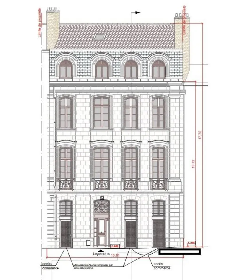 Immeuble 214 m² - Photo 1