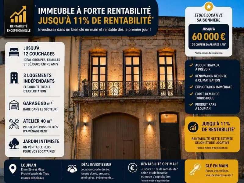Immeuble 172 m² - Photo 1
